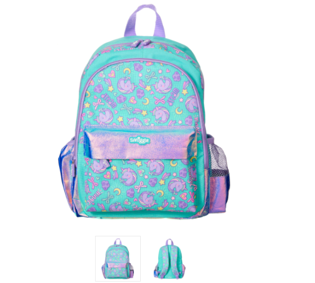 smiggle junior backpack size