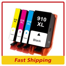 4PK 910XL Ink Cartridges for HP OfficeJet Pro 8010 8012 8020 8022 8024 8025 8026