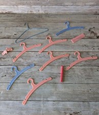 Vintage Baby Doll Clothes Hangers And Accessories 5.25 Inch Plastic Hangers