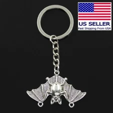 Bat Vampire Winged Pendant Charm Keychain Key Chain Halloween Scary Gift