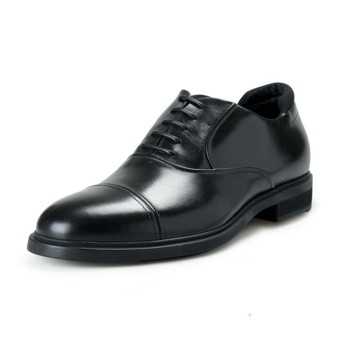 Hugo Boss Hombre Firstclass _ Oxfr _ Gsu  Cuero Negro Oxford Zapatos con