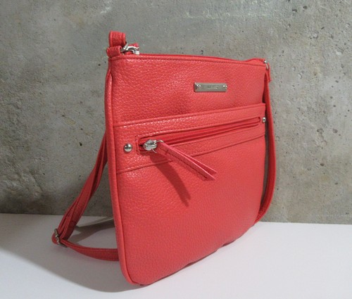 Nine West Crossbody Bag Dark Coral NEW - Picture 4 of 5