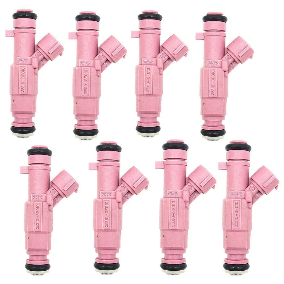 8 inyectores de combustible Denso OEM para Hyundai Equus Genesis 3.8 2012 4.6 35310-3F010 Foto 2 de 4