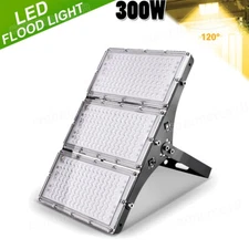 300W LED Flood Light Outdoor Garden Lamp Lighting Warm White Stadium Floodlight