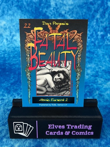 Don Paresi's Fatal Beauty SINGLE Non-Sport Trading card Illustration Studio 1997 - Picture 48 of 182
