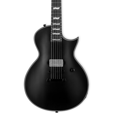 ESP LTD EC-201 Electric Guitar, Roasted Jatoba Fingerboard, Black Satin
