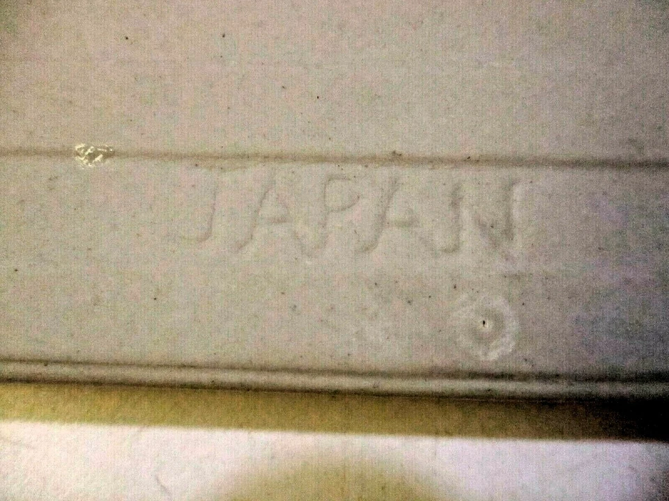 1 Tile Japan Ceramic Porcelain 6-1/2" Chair Rail Gloss Heather Pink Wall Cap MCM - Image 3 of 4