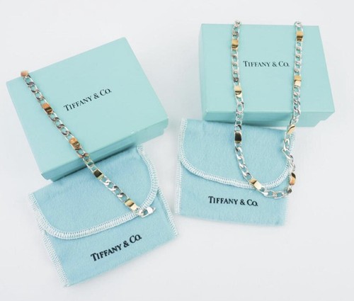 TIFFANY \u0026 CO 18k Gold/Sterling Silver 