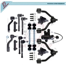 For Chevrolet Blazer GMC Yukon 4WD 15Pieces control arm ball joint tie rod end