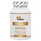 Omega-3 Softgels – 330mg EPA, 220mg DHA + D3, K2, E – Heart Support – Sowelo