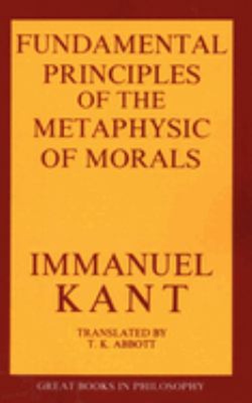Fundamental Principles of the Metaphysic of Morals Paperback ImmaFree US Delivery | ISBN:0879753773