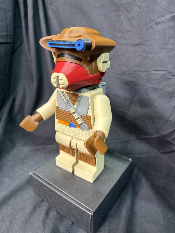 Star Wars Leia Boushh 3D Printed Big Fig LEGO Inspired Minifigure