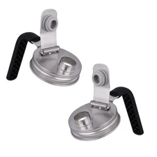 Stainless Jars Pour Spout Lid With Handle Wide Mouth Mason Jar Lids Rust-Proof