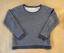 Everlane Sweatshirt Sz M Blue French Terry Minimalist Coastal Preppy Coastal