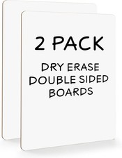 Handheld Small Dry Erase Board 9x12 Inch 2 Pack Mini Whiteboard for Student Home
