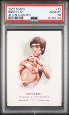 2007 Topps Allen & Ginter Bruce Lee #72, PSA 10
