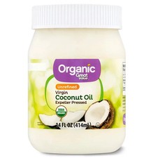 Great Value Organic Unrefined Virgin Coconut Oil, 14 fl oz