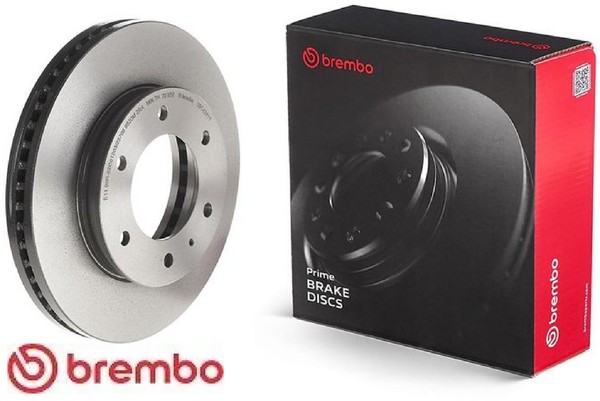 2X Bremsscheibe Brembo 09.C424.11 2 Bremsscheiben Vorderachse Vorne FüR Ford-image