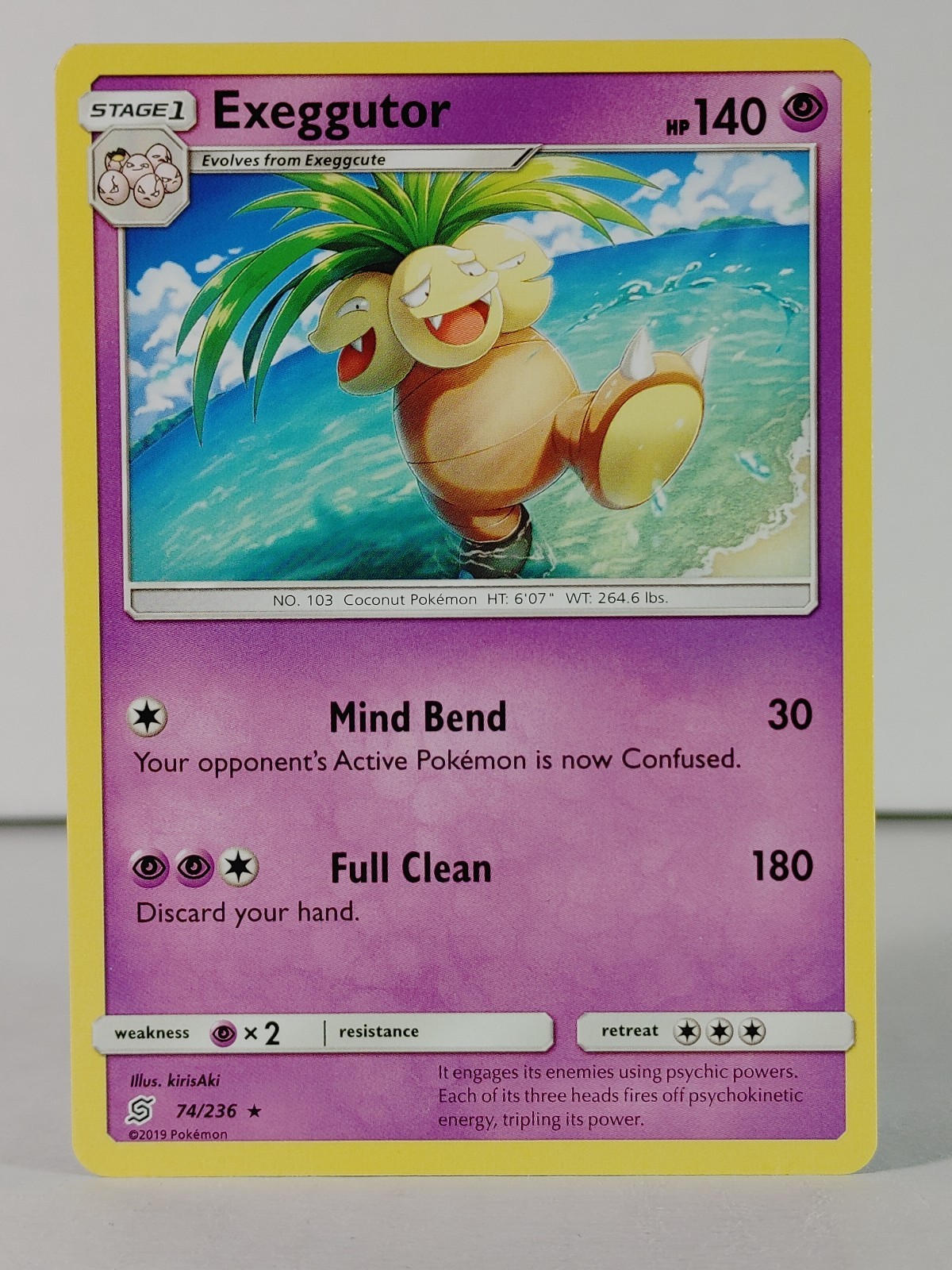 Exeggutor - Rare - SM Unified Minds - POKEMON #74 -D