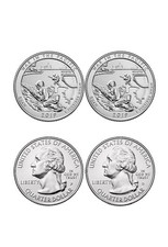 2x 2019 America The Beautiful $ Quarter Dollar War in the Pacific (GU) BUNC P&D 