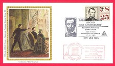 Official Souvenir Cover ASDA NATIONAL Postage Stamp Show 1985 ~ Abraham Lincoln