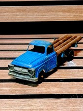 Vintage Hubley Blue Diecast Logging Truck 1940s-1950s Kiddie Toy Original Usa Vintage Hubley Blue Diecast Logging Truck 1940s-1950s Kiddie Toy Original Usa