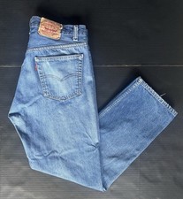 Vintage Levis 501xx Jeans Mens Blue 90S Distressed USA Denim Button Fly 36x32