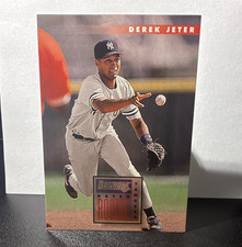 Donruss Rated Rookie Rookie #491 Derek Jeter Yankees MLB Baseball Card 1995. rookie card picture