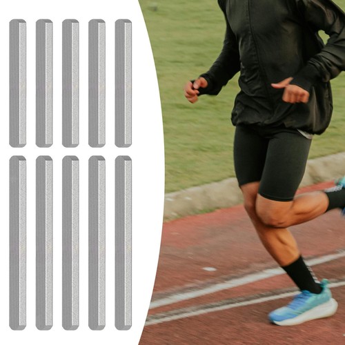 Poids Entraînement Fitness 10kg FAVOMOTO Lot De 10 Plaques Poids Pour Gilet Lesté - Acier 15x2.5cm Musculation Plaques Poids Gilet