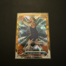 2024-2025 Topps Chrome Jalen Brunson #11 GOLD ICE Refractor #’rd /50 CLEAN NY