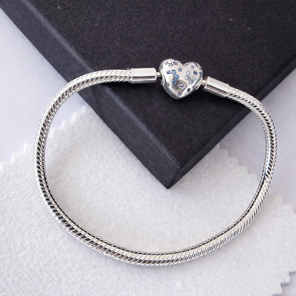 Bracelet femme argent 925 charms étoile lune chaîne ajustable 19 cm