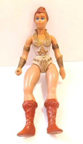 Vintage 1981 Original Mattel MOTU Masters of the Universe He-Man Teela Taiwan