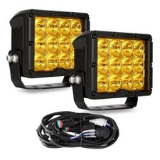 Yellow 7" Offroad Lighting Amber LED Driving Light - Spot Light Led Light