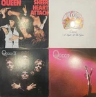 4 Queen lp album lot