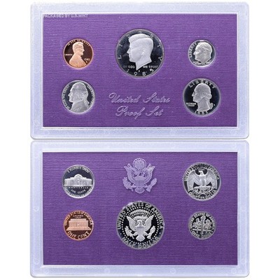 1985 S Proof Set Original Box 5 Coins US Mint | eBay