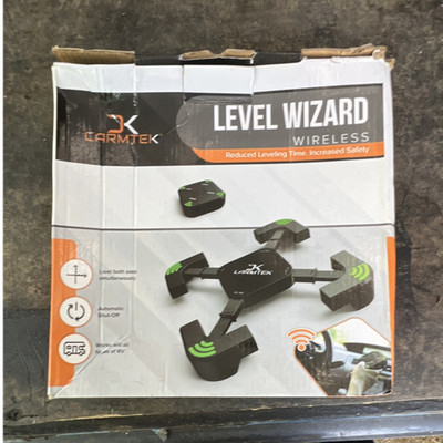 CARMTEK Level Wizard Wireless Electronic Level Black Plastic Dual Axis Automatic