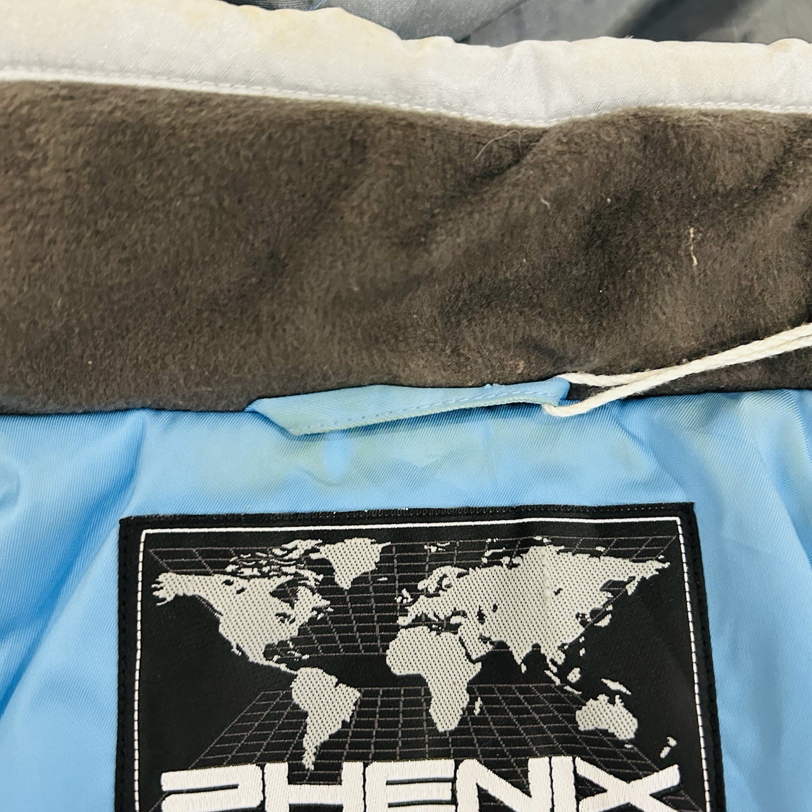 Phenix Ski Jacket US Womens size 8 Blue insulated removable hood Winter