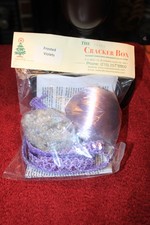 The Cracker Box Golden Oldie Lavender Frosted Violets Christmas Ornament Kit