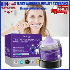 Dental Restoration Mineral Powder, Mineral Tooth Powder, Teeth Whitening NEW.
