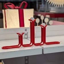 Ikea STRALA LED Candelabra Decorative Lamp by Gustaf Westman Steel Red New