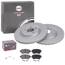 ABS Disques 330mm + Revêtements Arrière Convient pour Audi A6 A7 C8 4A Ak