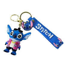Lilo and Stitch Keychain Charm 3D Stitch Silicone Stitch dressed up Keychain New