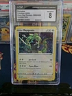 2020 Pokemon Game Rayquaza Black Star Promo Cosmos Holo - CGC NM/MINT 8