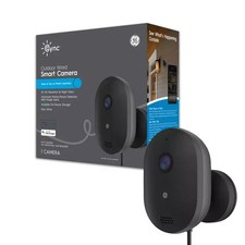 GE Smart Outdoor Security Camera, 2K HD Camera, Weather-Resistant, Night Vision