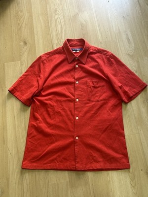 Junya Watanabe MAN Comme des Garçons Camicia Rossa Graphic Back Print Size M