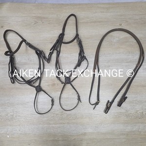 BARGAIN BUNDLE: 2 Vespucci Figure 8 Bridles with Rubber Reins (Read Desc.)