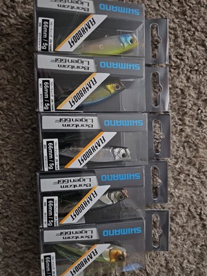 Lot Of 5 Shimano Bantam Poppers Flashboost - Multiple Colors - Very Nice