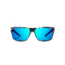 BAJIO Sigs Ivory Tortoise Gloss  Blue Mirror Glass Sunglasses