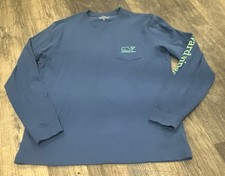 Vineyard Vines Long Sleeve Shirt Blue Youth XL