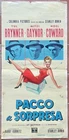 Locandina PACCO A SORPRESA 1960 YUL BRYNNER MITZI GAYNOR NOEL COWARD